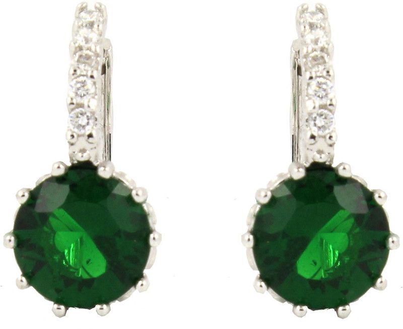 Designer Look Cubic Zirconia Brass Drops & Danglers