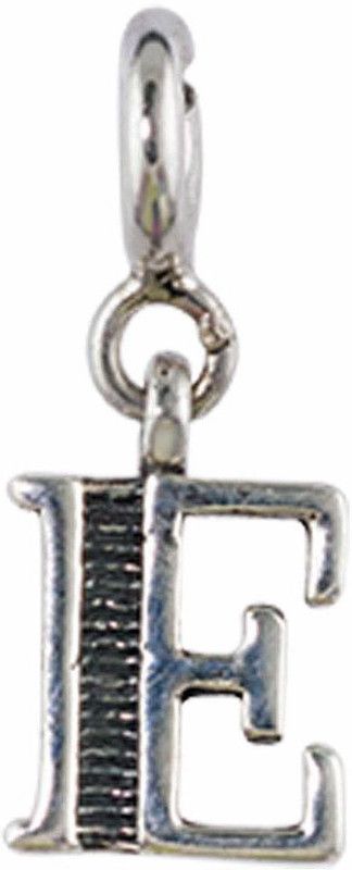 Fourseven Letter E Sterling Silver Link Charm