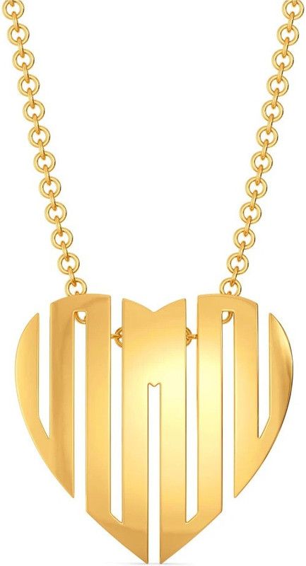 Melorra 18KT Posh Passion Gold Pendant 18kt Yellow Gold Pendant