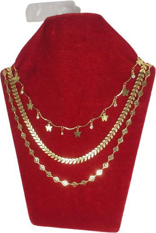 three model in combo Gold-plated Plated Brass Chain
