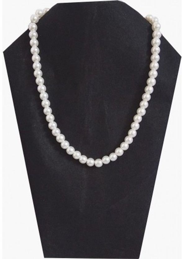 Bella Pearl Metal Necklace