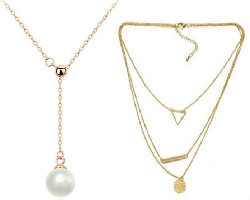 New gold color adjustable pearl Alloy Pendant