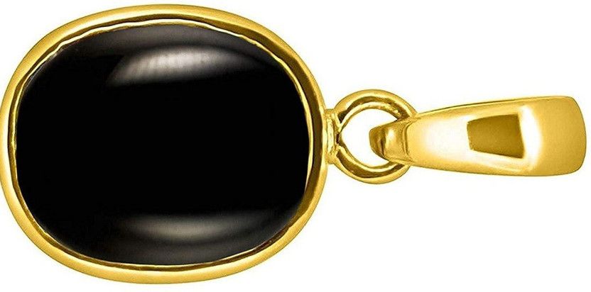 11.25 Ratti 10.00 Carat Sulemani Hakik Pendant Natural Kala akik Pendant Gold-plated Quartz Brass Pendant