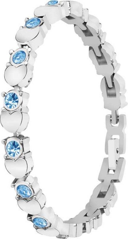 Metal Crystal Brass Charm Bracelet