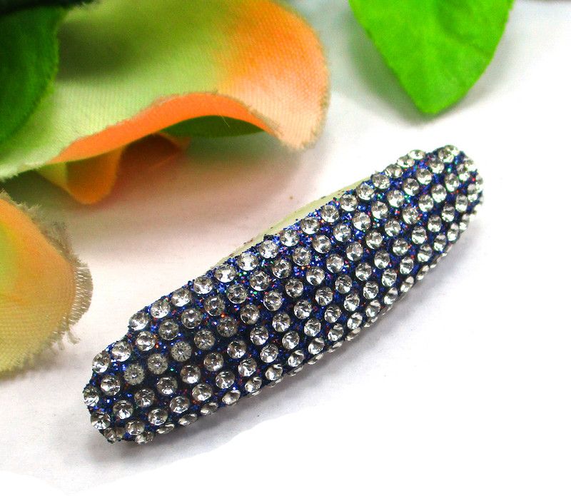 Omsar Jewelry Blue Color Saree Brooch For Girls Brooch  (Blue)