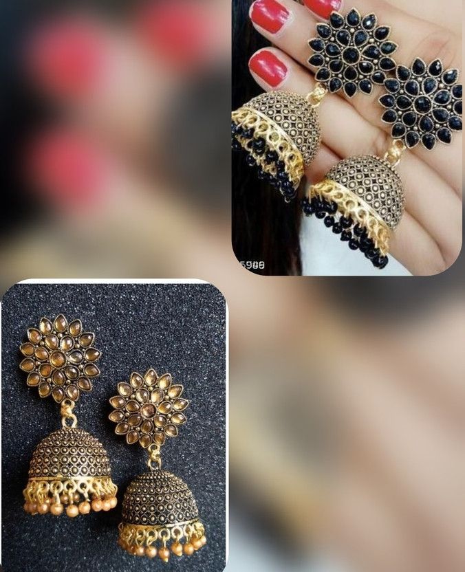 Combo Pack of Artificial Gold Plated Sunflower Alloy Jhumki Earring
