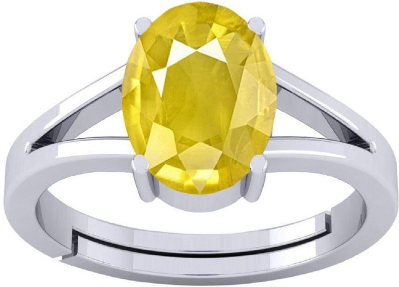 Silver Sapphire Silver Plated Ring