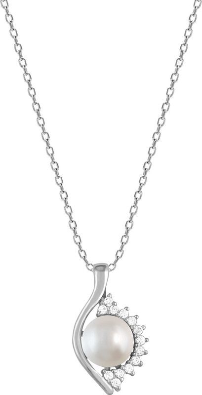 Rhodium Pearl Sterling Silver