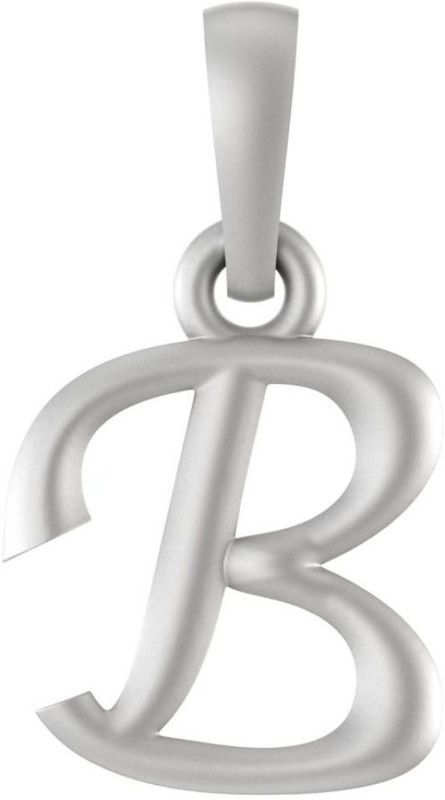 Sterling Silver (92.5% Purity) Precious Name Pendant - Designer Alphabet Locket Sterling Silver Pendant