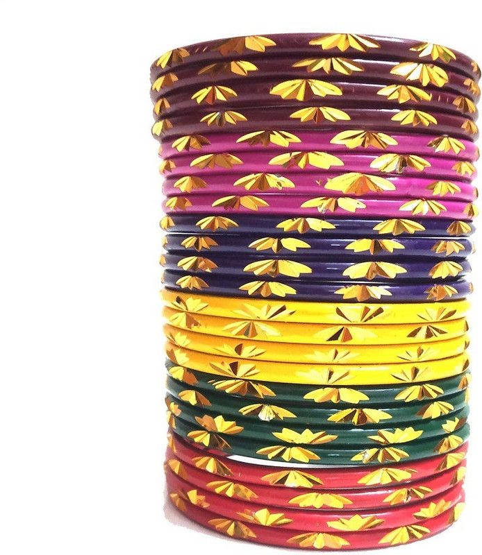 Metal Bangle Set  (Pack of 24)