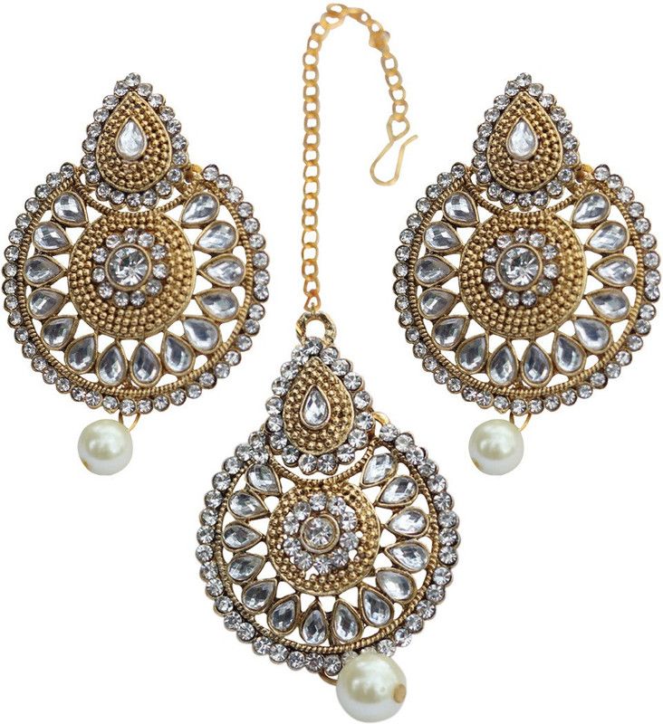 Metal Enamel Multicolor Jewel Set  (Pack of 1)