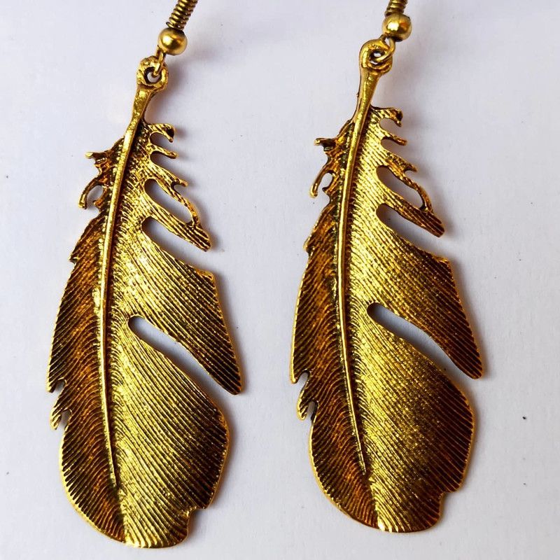 Beautiful brass hoop earring Brass Drops & Danglers