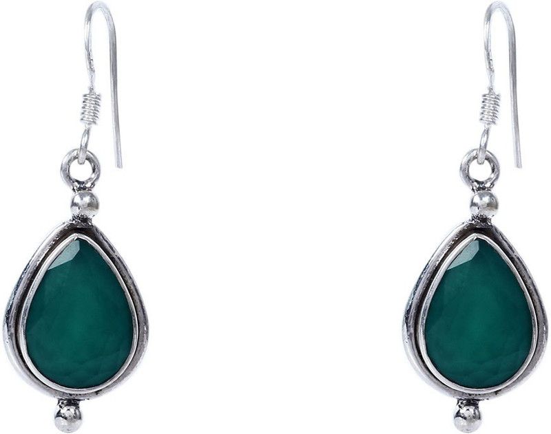 Spring Sparkle Onyx Sterling Silver Drops & Danglers