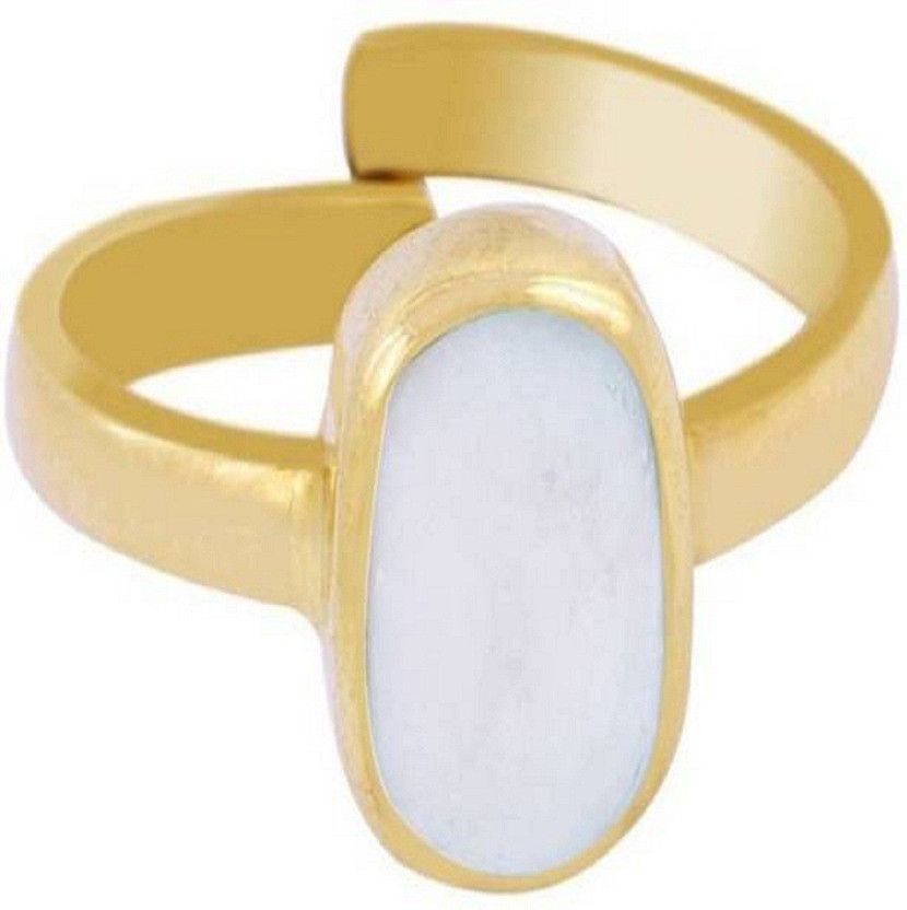 opal ring natural opal stone lab certified Stone Opal Copper Plated Ring