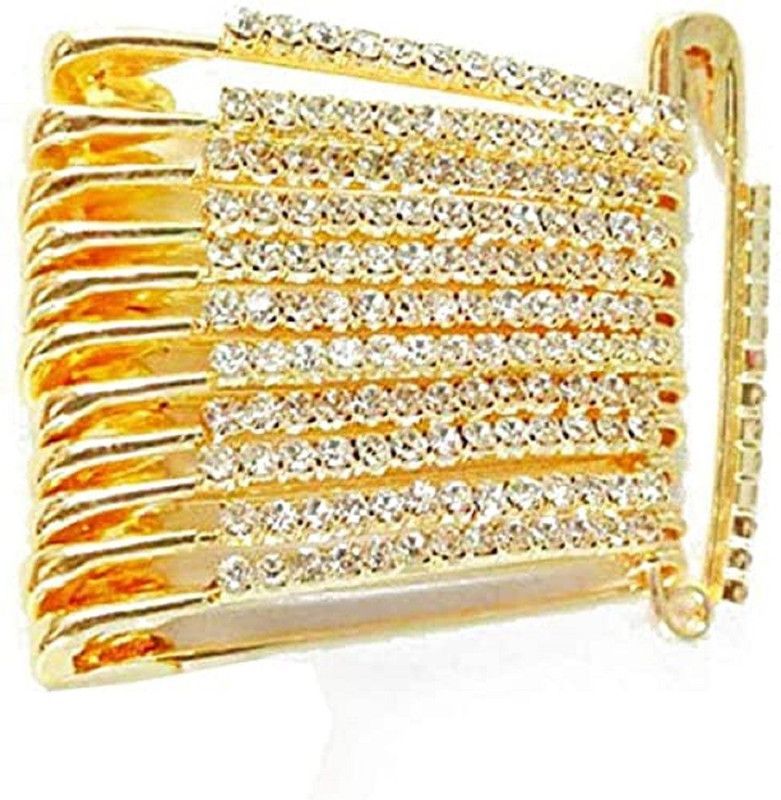 Shivoria Fashions Women Brooches and Pin With Designer Kundan for Dupatta /Saree Brooch  (White)