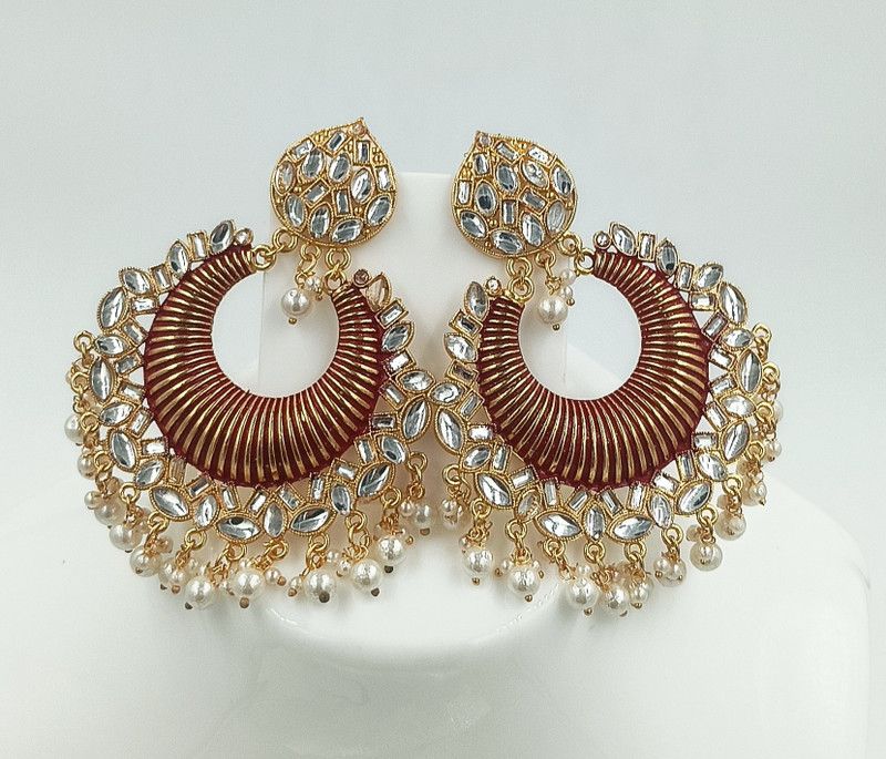Moon Shape Trendy Earrings Alloy Earring Set