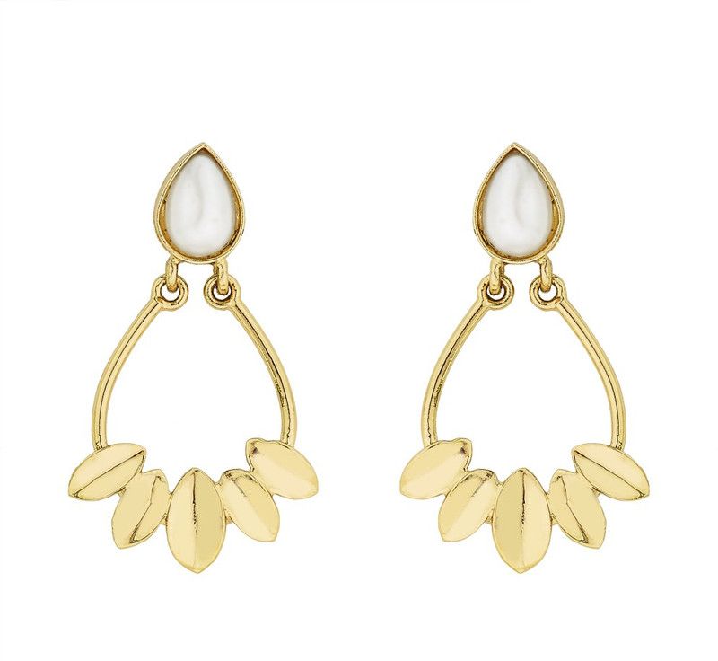Drop Pearl Fashion Brass Drops & Danglers