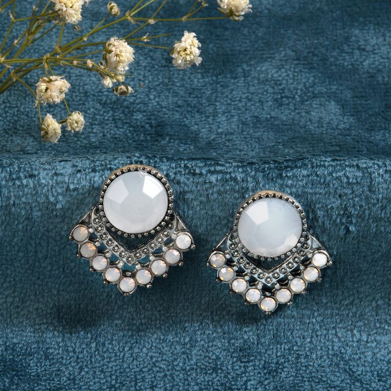 Accessorize London Women's Crystal Tribal Stud Earring Crystal Alloy Stud Earring