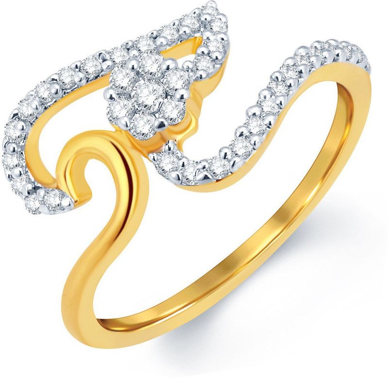 Angelic Alloy Rhodium, Gold Plated Ring