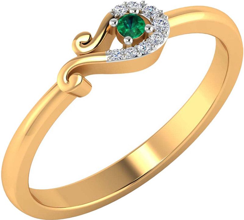 The Felda American Diamond Studded 92.5 BIS Hallmarked Silver Ring