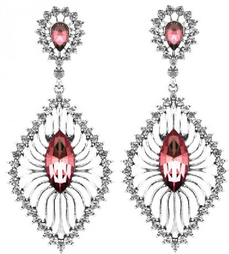 The Glitterati Cubic Zirconia, Crystal Metal Drops & Danglers