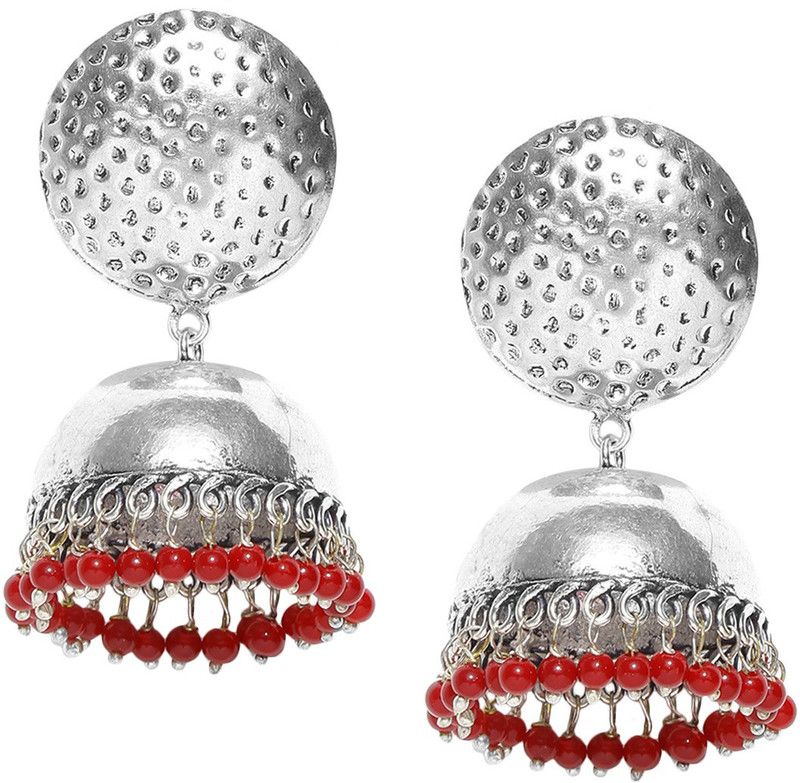 OXYJH63 Beads Alloy Jhumki Earring
