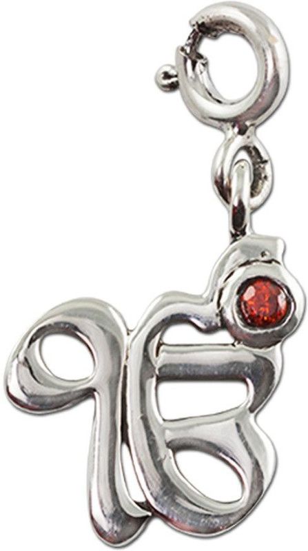 Fourseven Jewellery 925 Sterling Silver Ek Onkar Charm Sterling Silver Link Charm