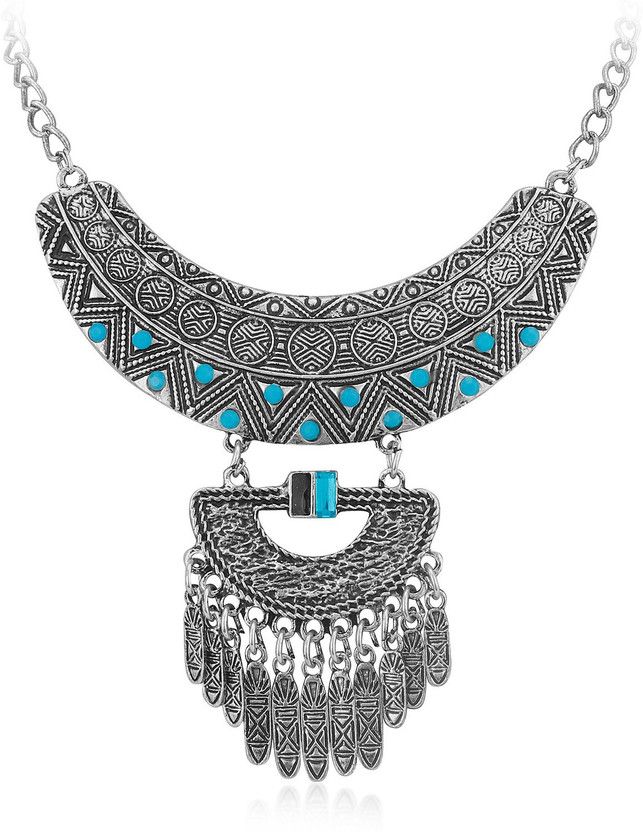 Fancy Diamond Alloy Necklace