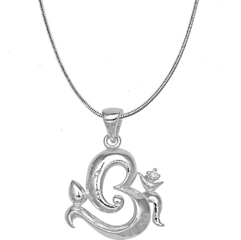925 Sterling Silver OM/Spiritual Pendant( without chain) for All Sterling Silver Locket