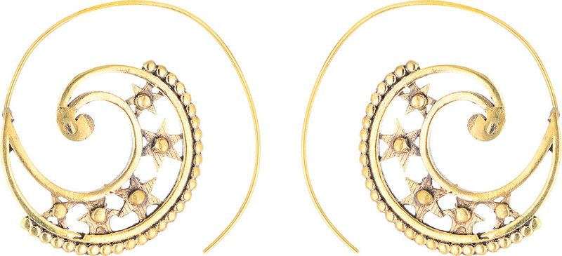 Jout German Silver Jhumki Earring