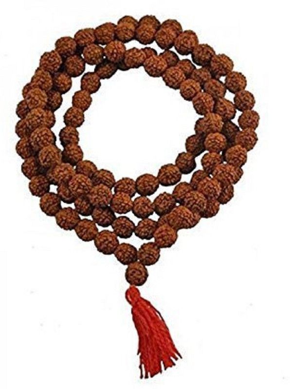 Natural Rudraksha Japa Mala Wood Chain Wood Chain