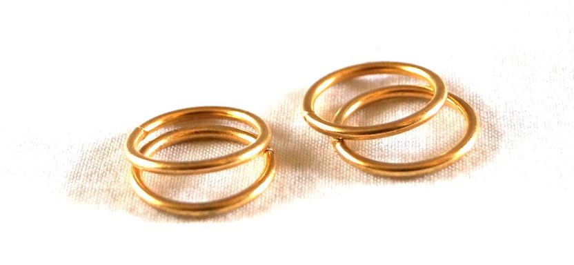 Daily Use Metal Alloy (Panchaloha) Toe Ring for Women- Simple Round Alloy Toe Ring