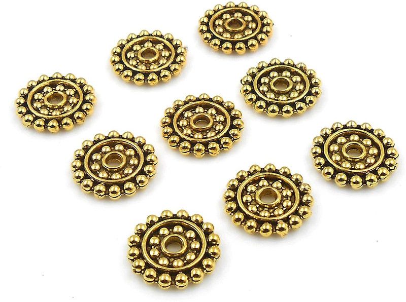 jaz Alloy Beaded Charm  (Pack of 15)