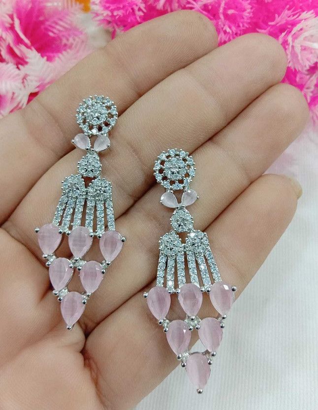 AD earring Diamond Alloy Clip-on Earring