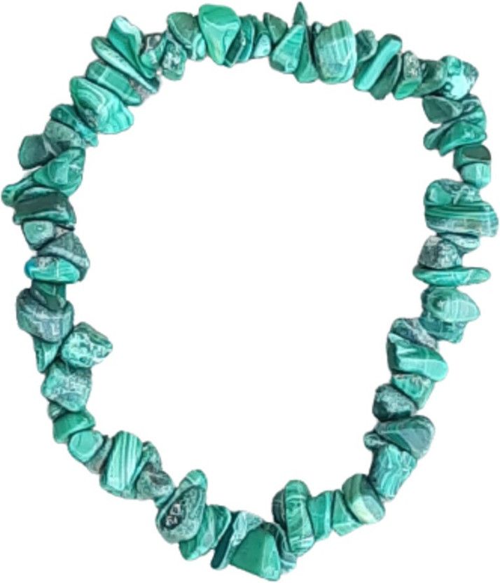 Stone Malachite Charm Bracelet