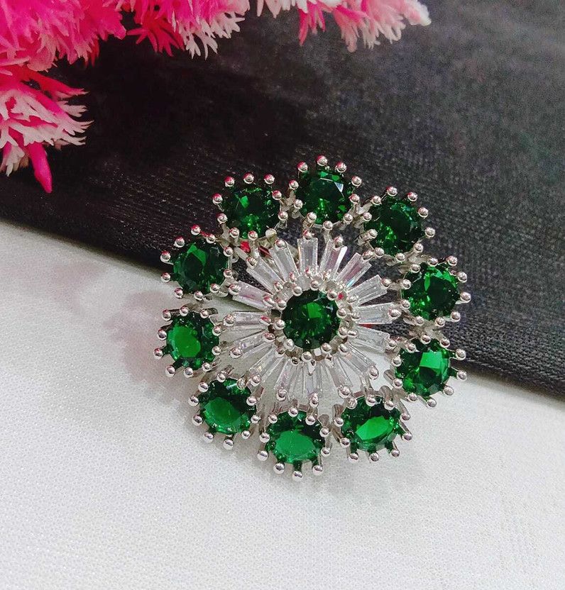 Metal Swarovski Crystal Ring