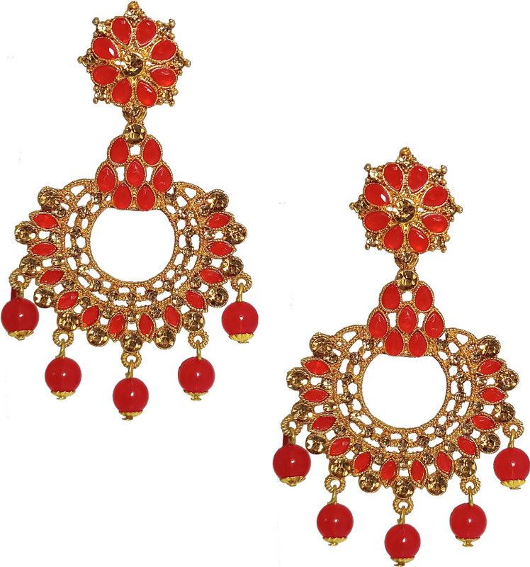 Classic Design Gold Plated Earring Alloy Chandbali Earring