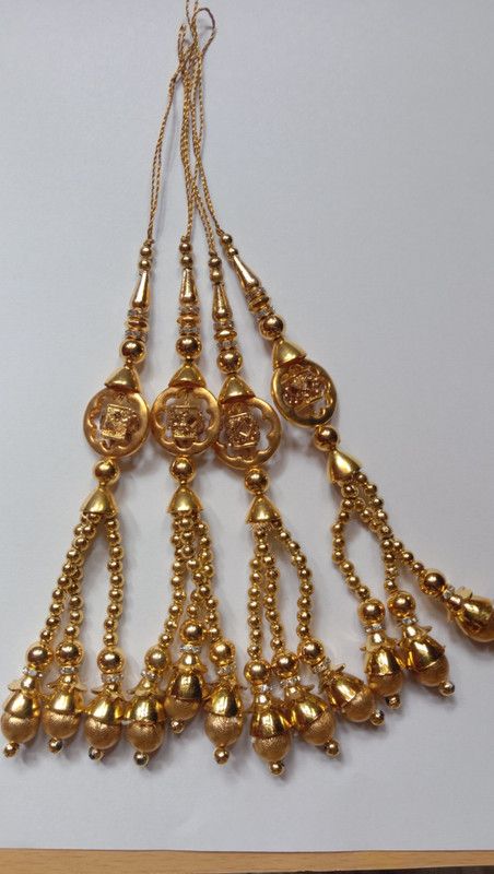 BHAVYA SALES latkan Brooch  (Gold)