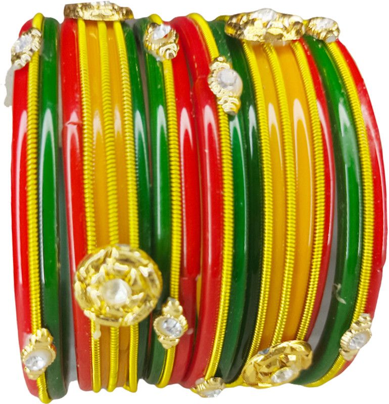 Glass Beads, Pearl Kada  (Pack of 6)