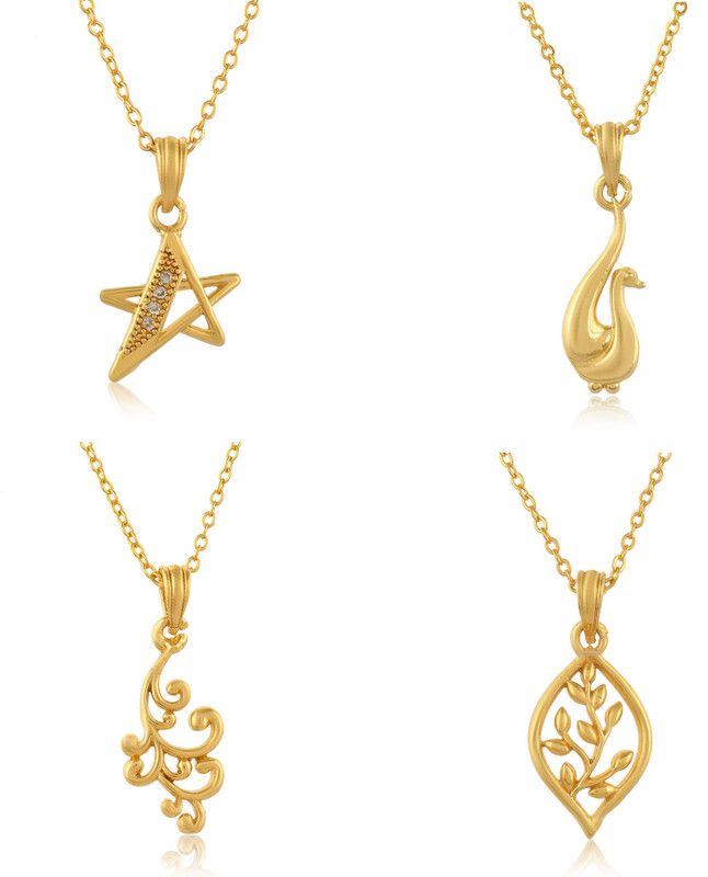Gold-plated Brass Pendant