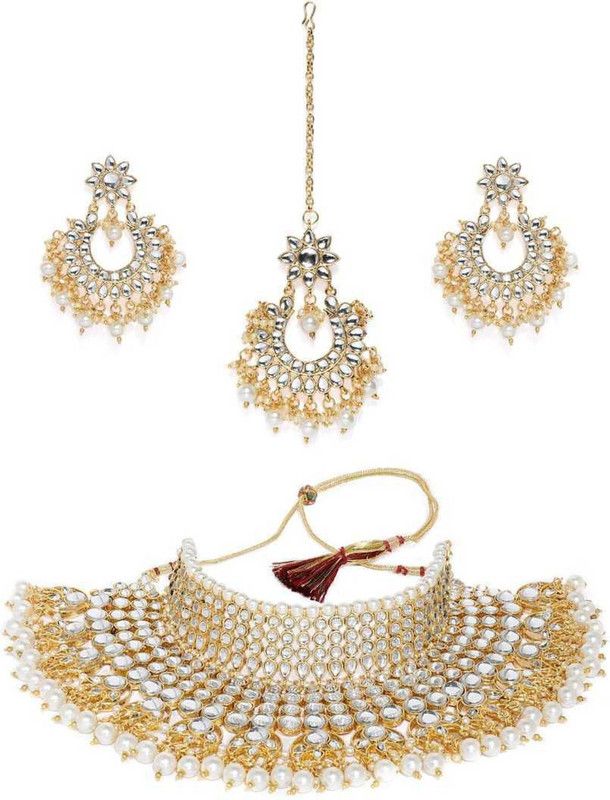 Copper Jewel Set  (Gold, White)