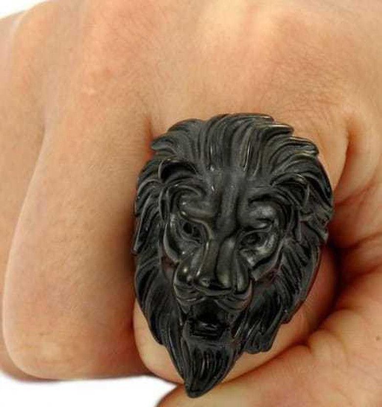 loin ring Brass Rhodium, Gold Plated Ring Set