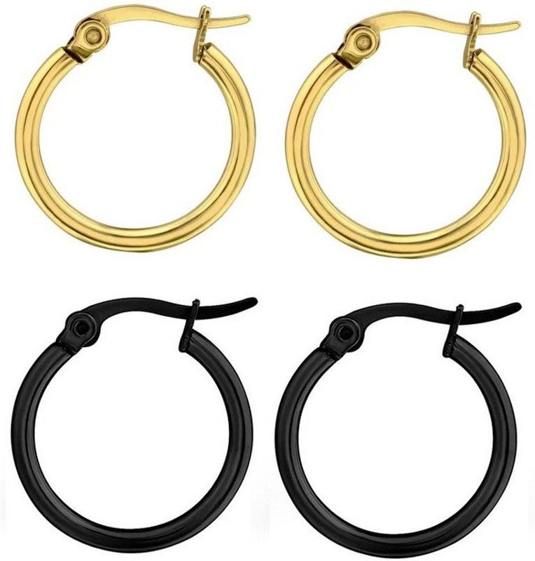 (2 Pair) CMB7835 Small Multicolor Press Screw Pierced Style Barbell Ninja Bali Metal Clip-on Earring