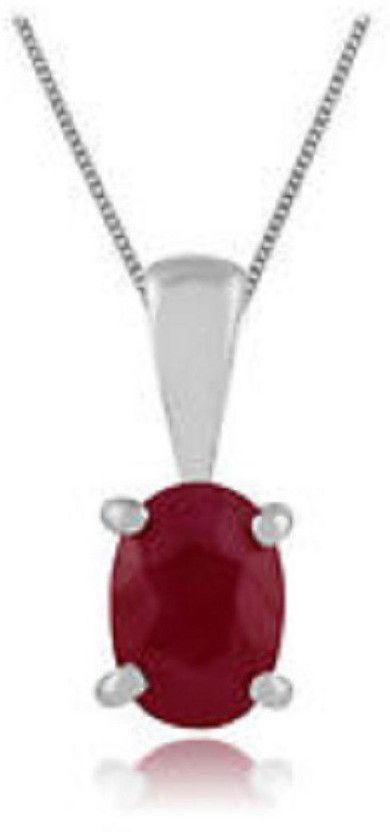 Ruby Pendant With Natural Ruby Gsmstone Silver Ruby Stone Pendant