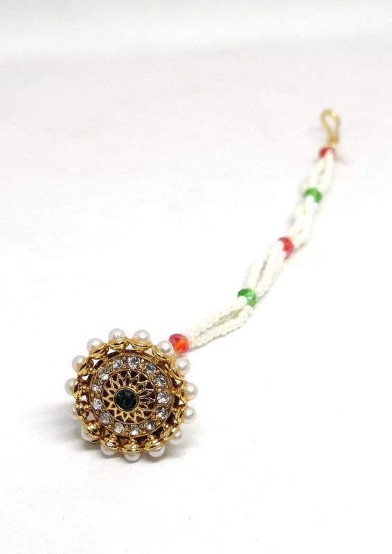 Alloy, Brass, Metal Maang Tikka