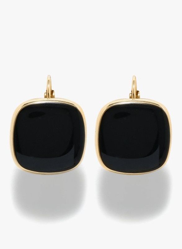 Black Stud Earrings Metal Stud Earring