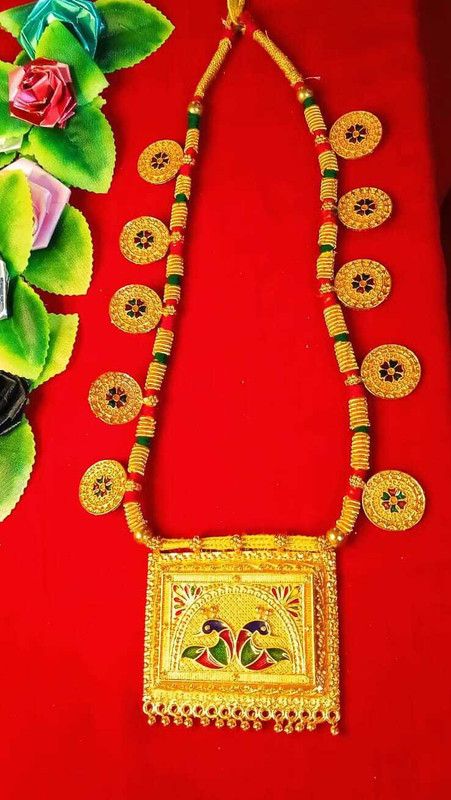 Ranihar / Rajputi hamil / Rajputi neccklace Gold-plated Plated Alloy Necklace