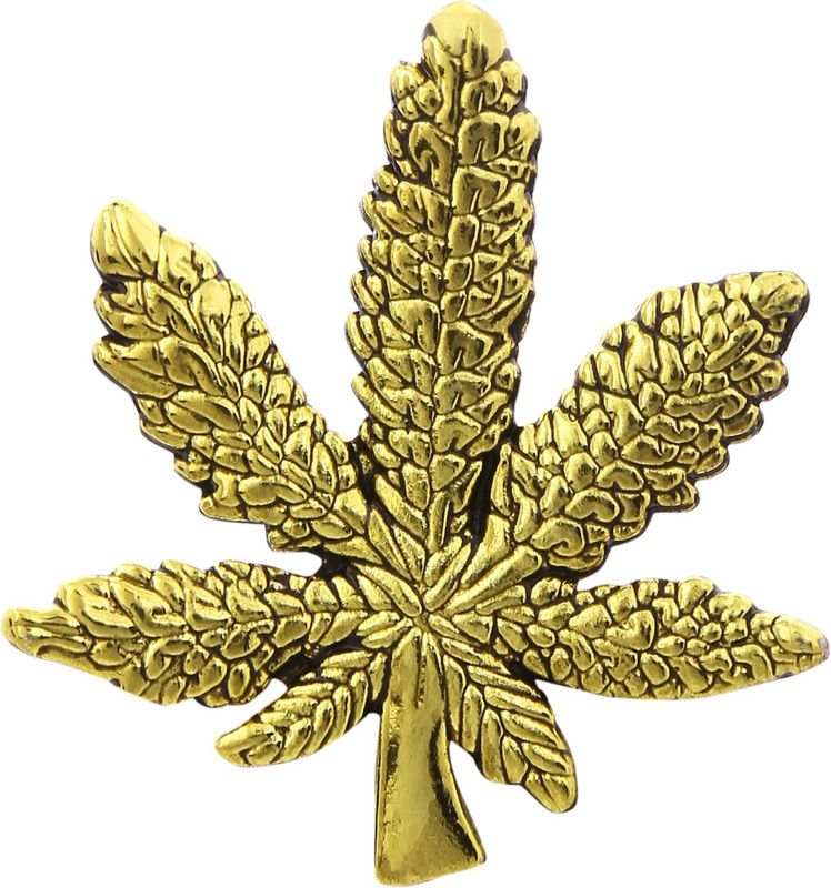 Tripin classic leaf shape brooch lapel pin for men TSCPGOLD1773 Brooch  (Gold)