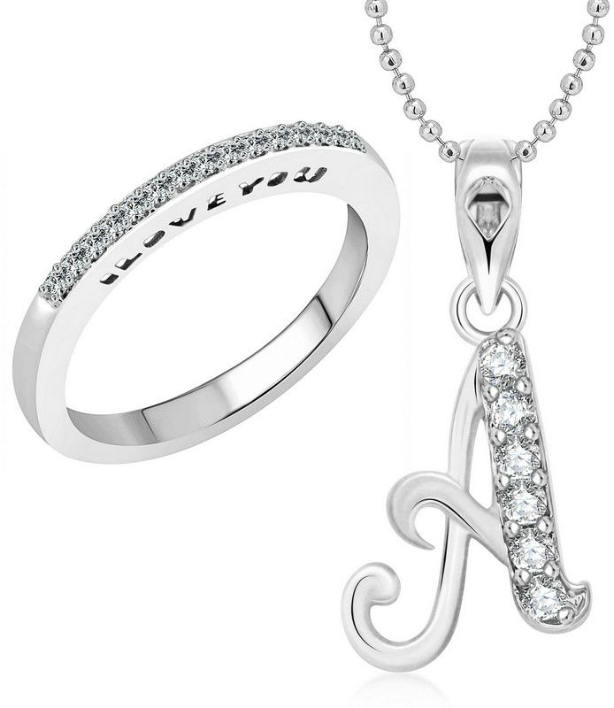 Alloy Gold-plated Silver Jewel Set  (Pack of 1)