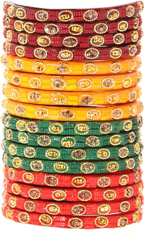 Glass Zircon Kada  (Pack of 16)